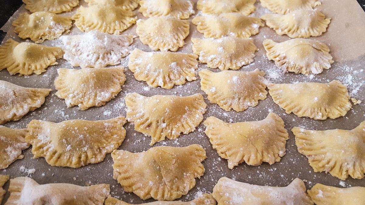 Rezeptbild: Kichererbsennudeln – Alternative für herkömmliche Nudeln ganz einfach selbstgemacht