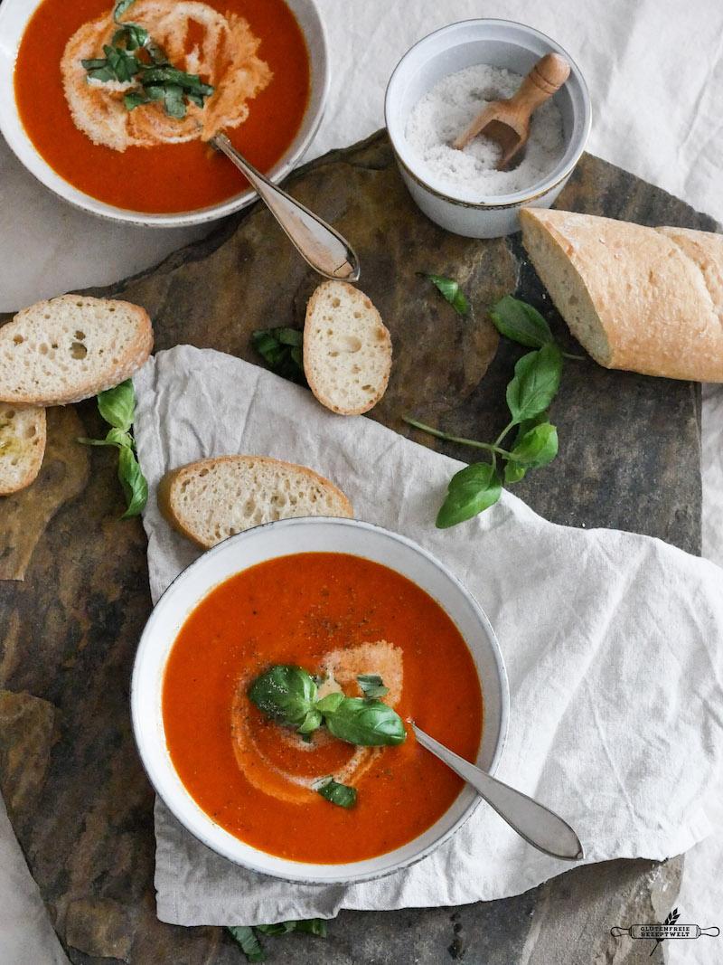 Rezeptbild: Gazpacho oder kalte Tomatensuppe