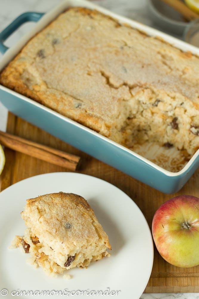 Rezeptbild: Reisauflauf mit Äpfeln