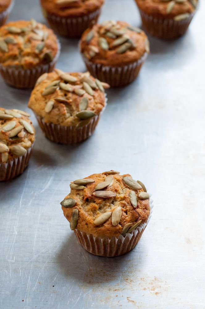 Rezeptbild: Natürlich gesüßte Bananenmuffins