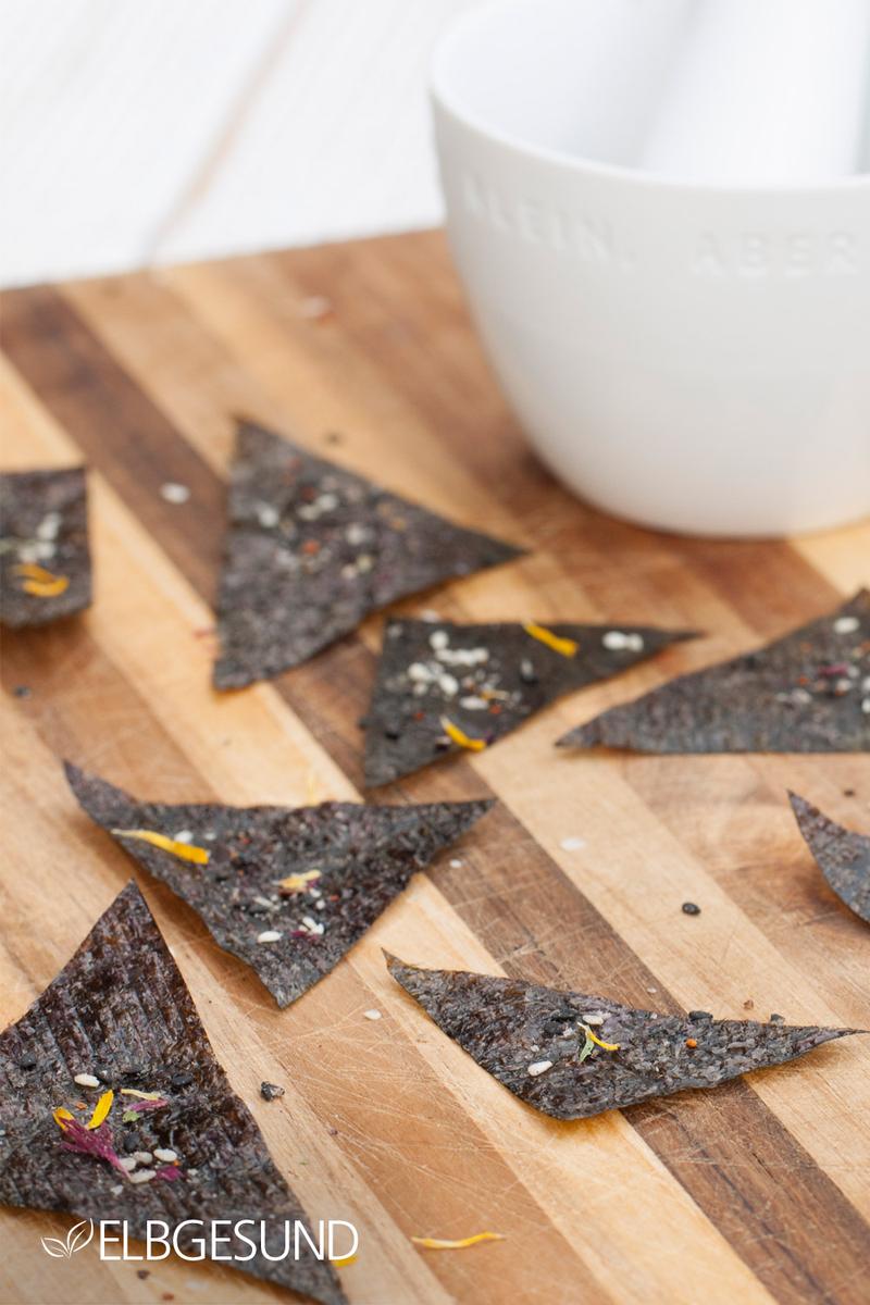 Rezeptbild: Nori Chips – low carb und lecker!