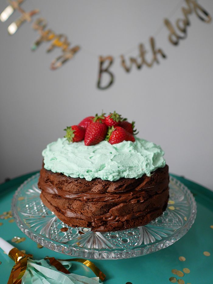 Rezeptbild: Schoko-Minz-Torte