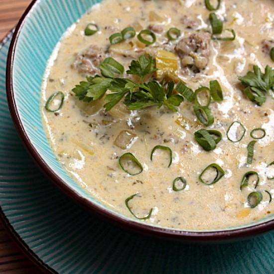 Rezeptbild: Winterliches Porreesüppchen