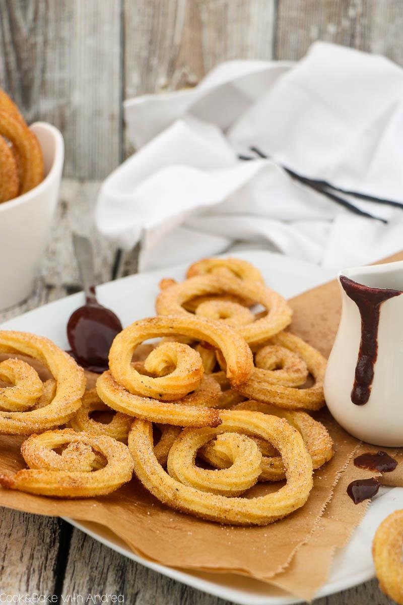 Rezeptbild: Churrospiralen aus dem Ofen