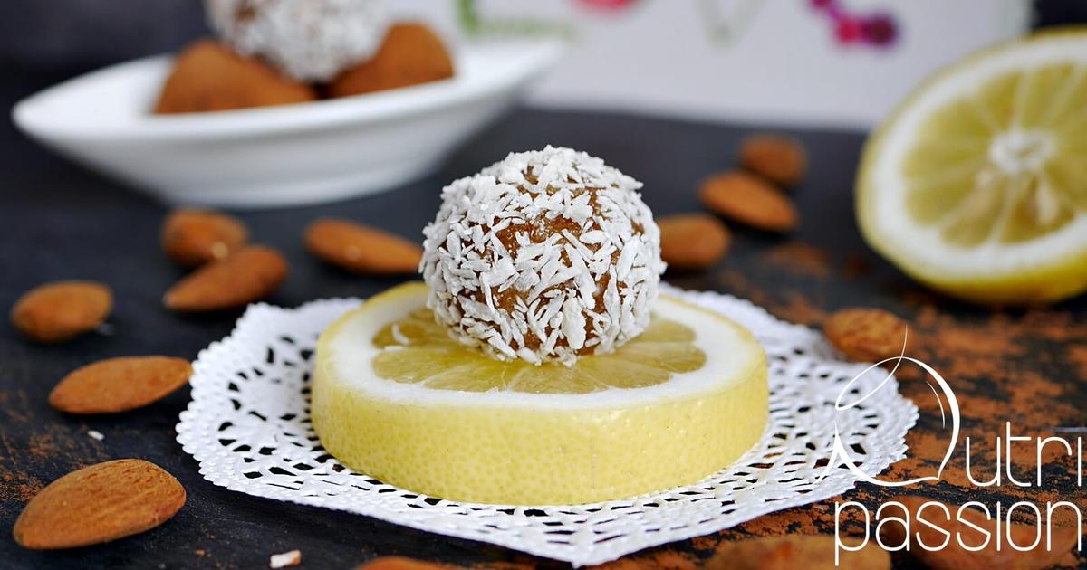 Rezeptbild: Zitronen-Mandel-Kugeln