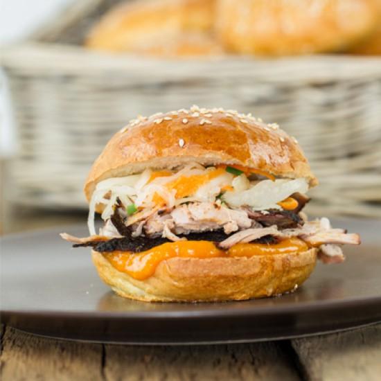 Rezeptbild: Pulled Pork Burger Sous-Vide