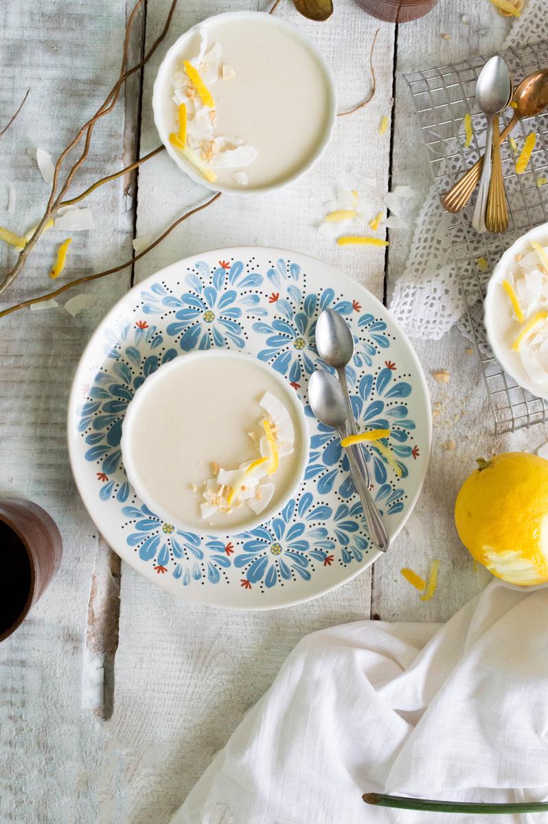 Rezeptbild: veganes Panna Cotta