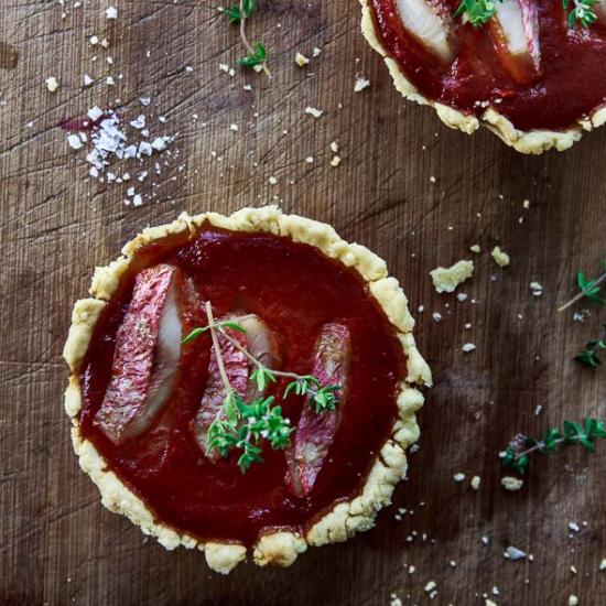 Rezeptbild: Tartelettes de rougets