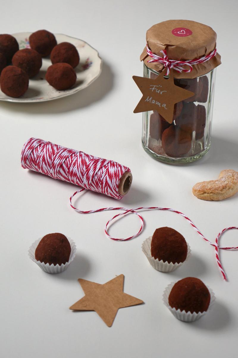 Rezeptbild: Vanillekipferl Trüffel zu Weihnachten