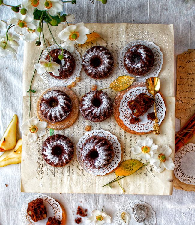 Rezeptbild: Mini Gugelhupf-Lebkuchen