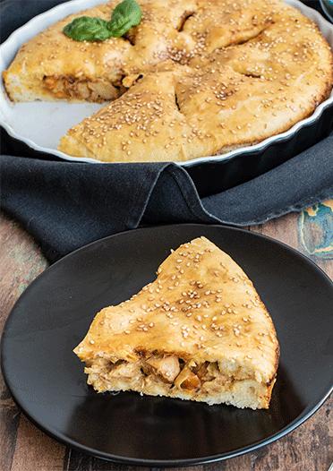 Rezeptbild: Hähnchen-Lauch-Kuchen