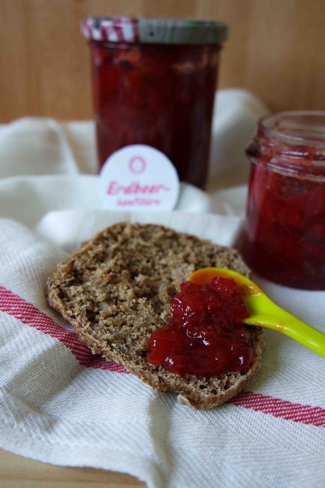 Rezeptbild: Erdbeerkonfitüre