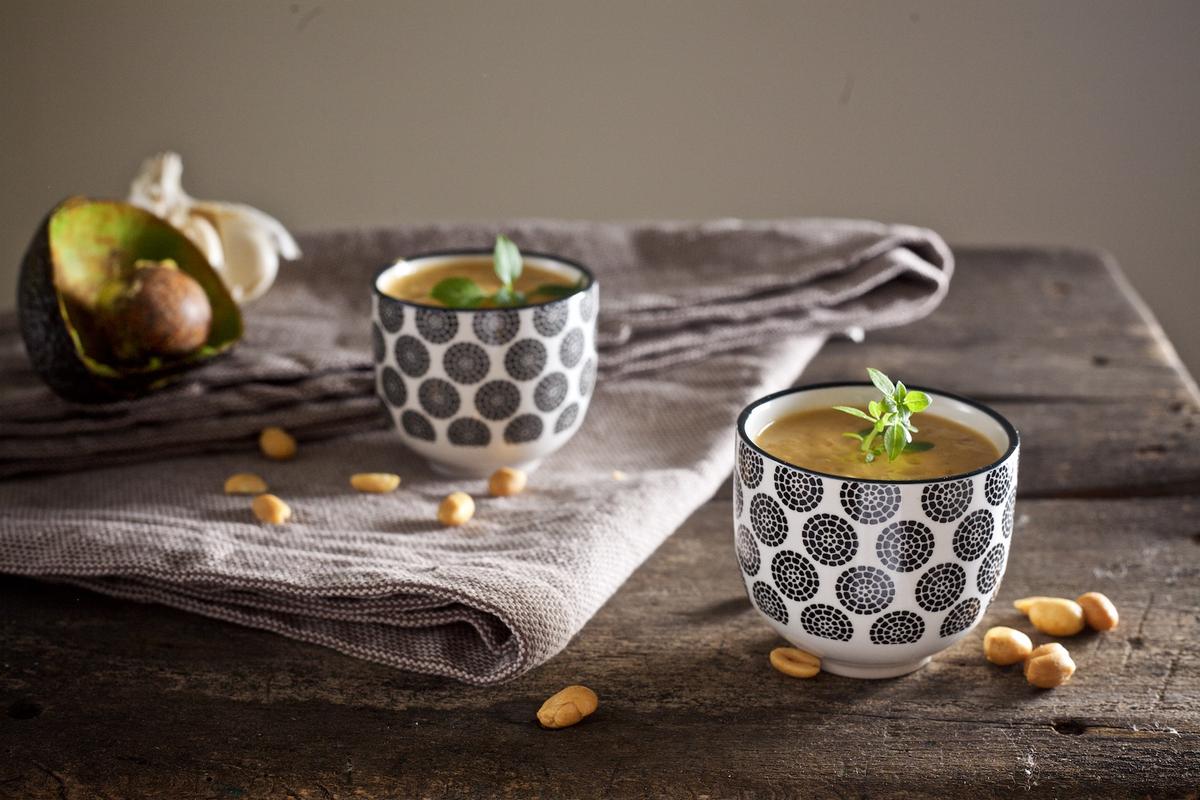 Rezeptbild: Kalte Avocado-Sesam-Suppe
