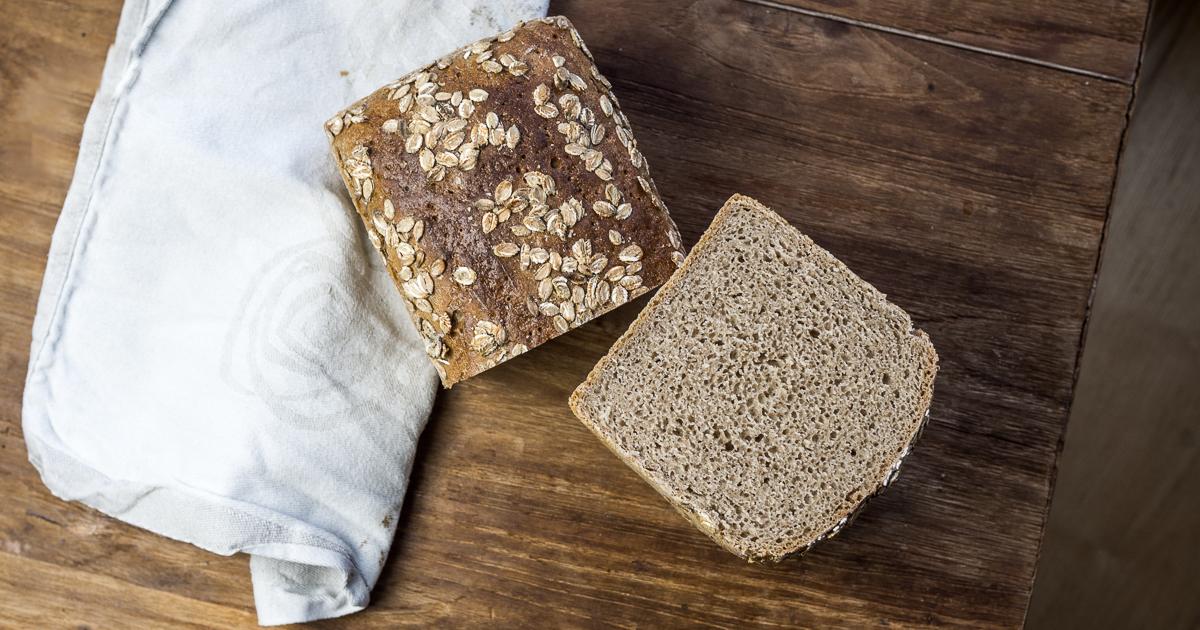Rezeptbild: Zarter Westfalen-Kastenlaib (Roggenmischbrot)