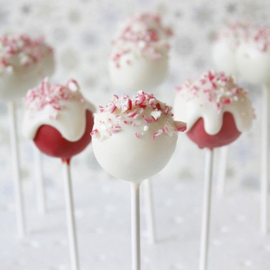 Rezeptbild: Zuckerstangen Cake Pops