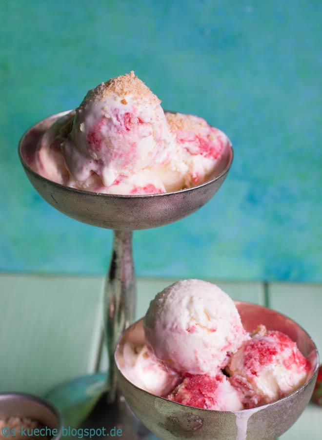 Rezeptbild: Strawberry Cheesecake Ice Cream