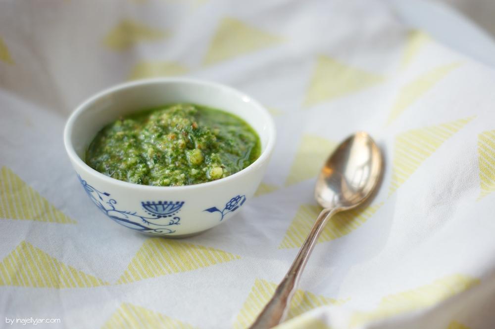 Rezeptbild: Einfaches Bärlauchpesto