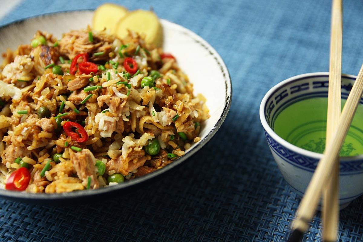 Rezeptbild: Thunfischbratreis "express"