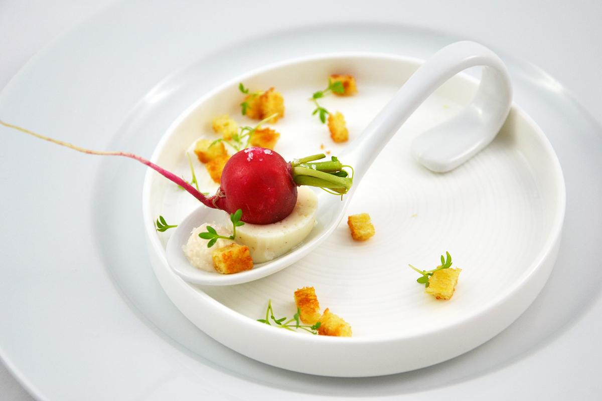 Rezeptbild: Radieschen I Forelle I Buttermilch