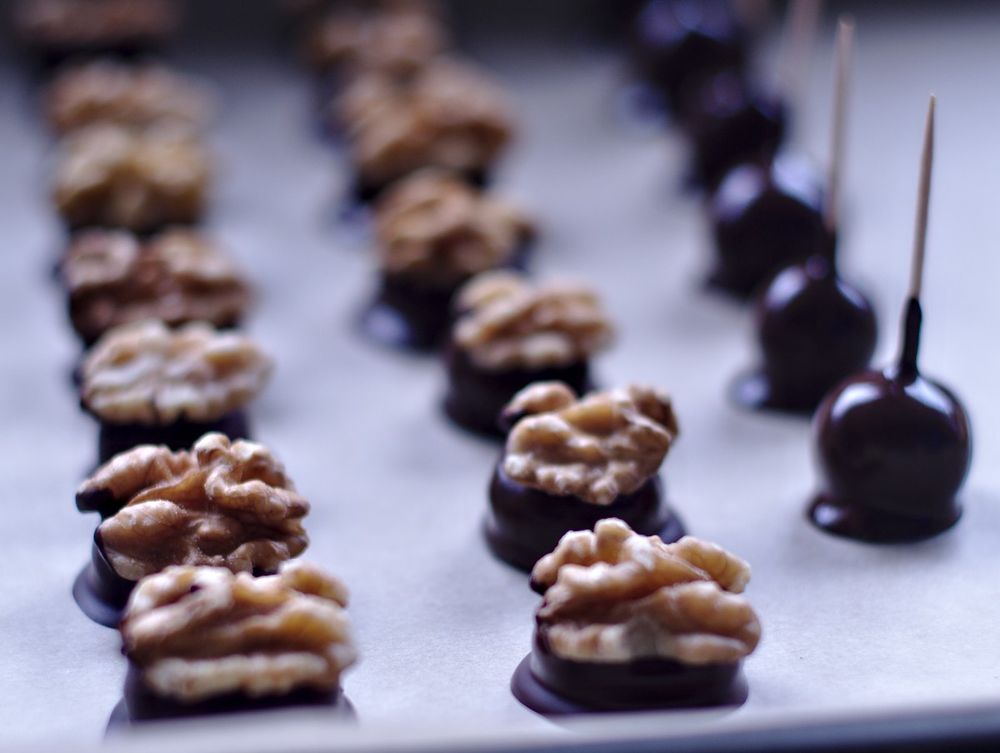 Rezeptbild: Marzipan Pralinen, ruck zuck sind sie fertig 