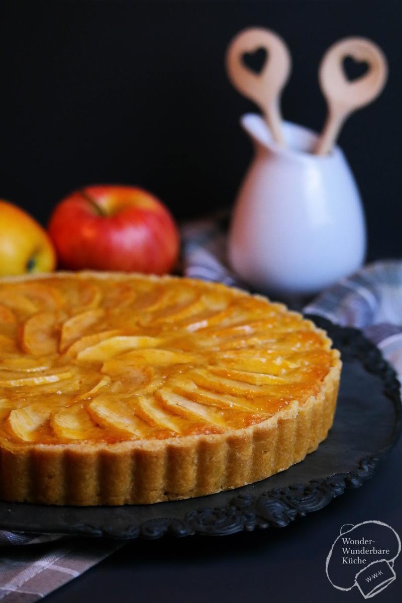 Rezeptbild: Französische Apfeltarte / Tarte aux pommes