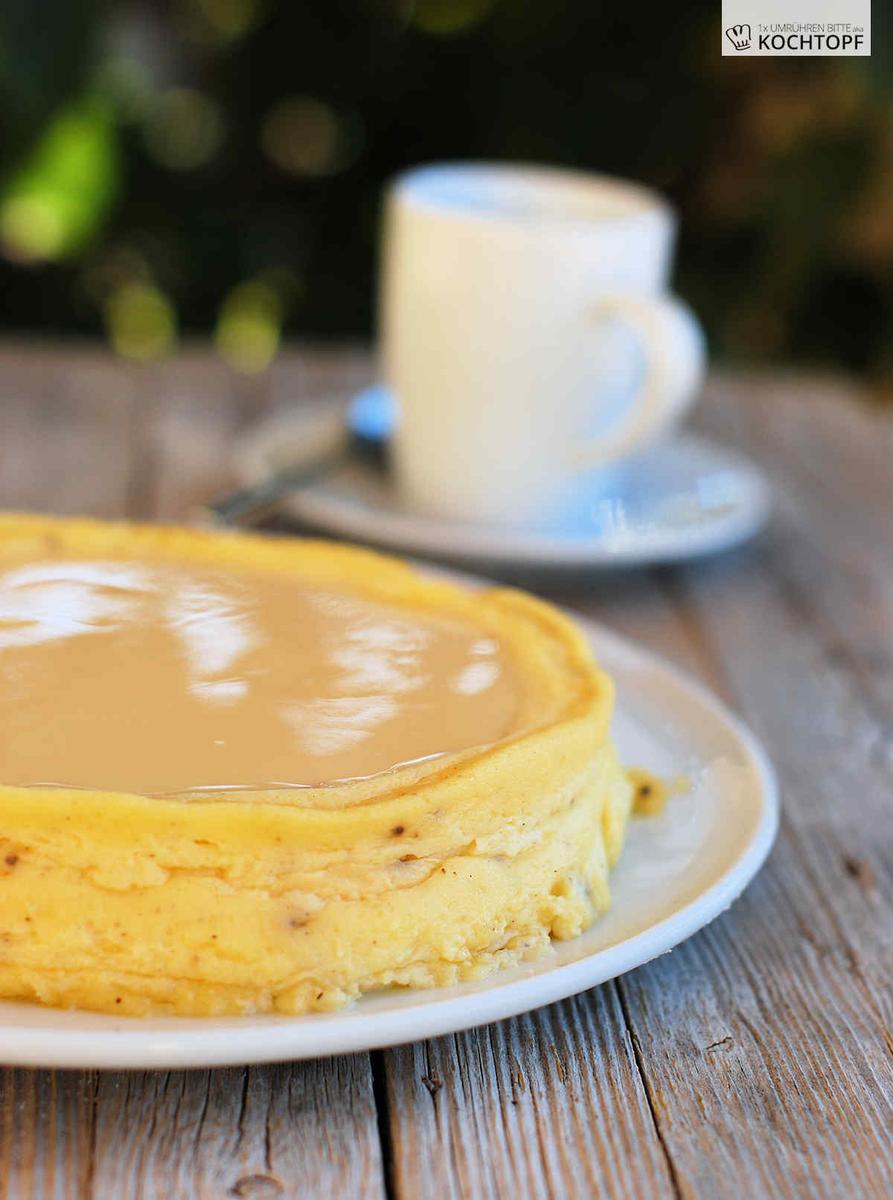 Rezeptbild: Bodenloser Eierlikör-Käsekuchen