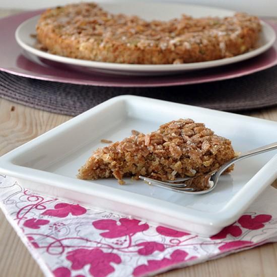 Rezeptbild: Apfel Qunoa Kuchen