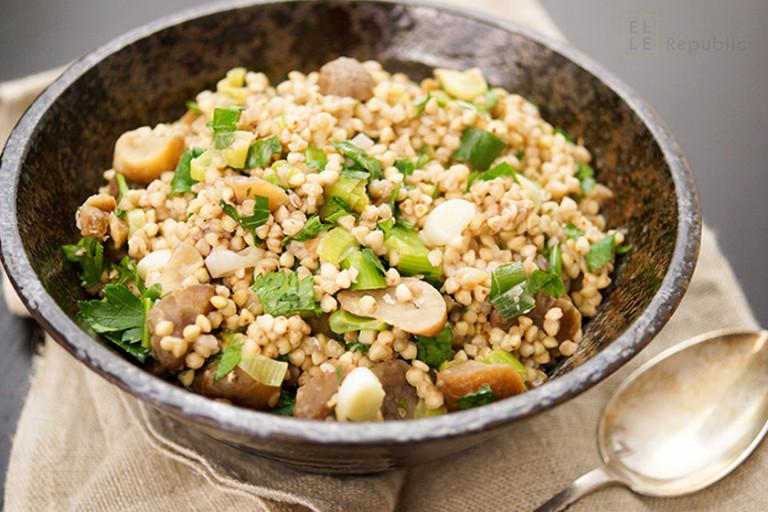 Rezeptbild: Buchweizen mit Maronen