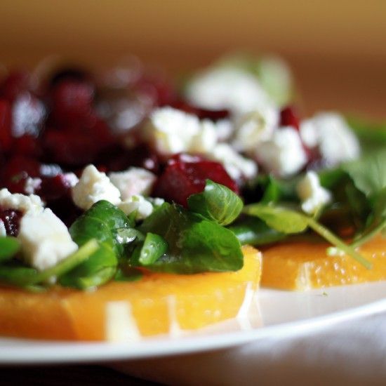 Rezeptbild: Orangensalat mit Brunnenkresse