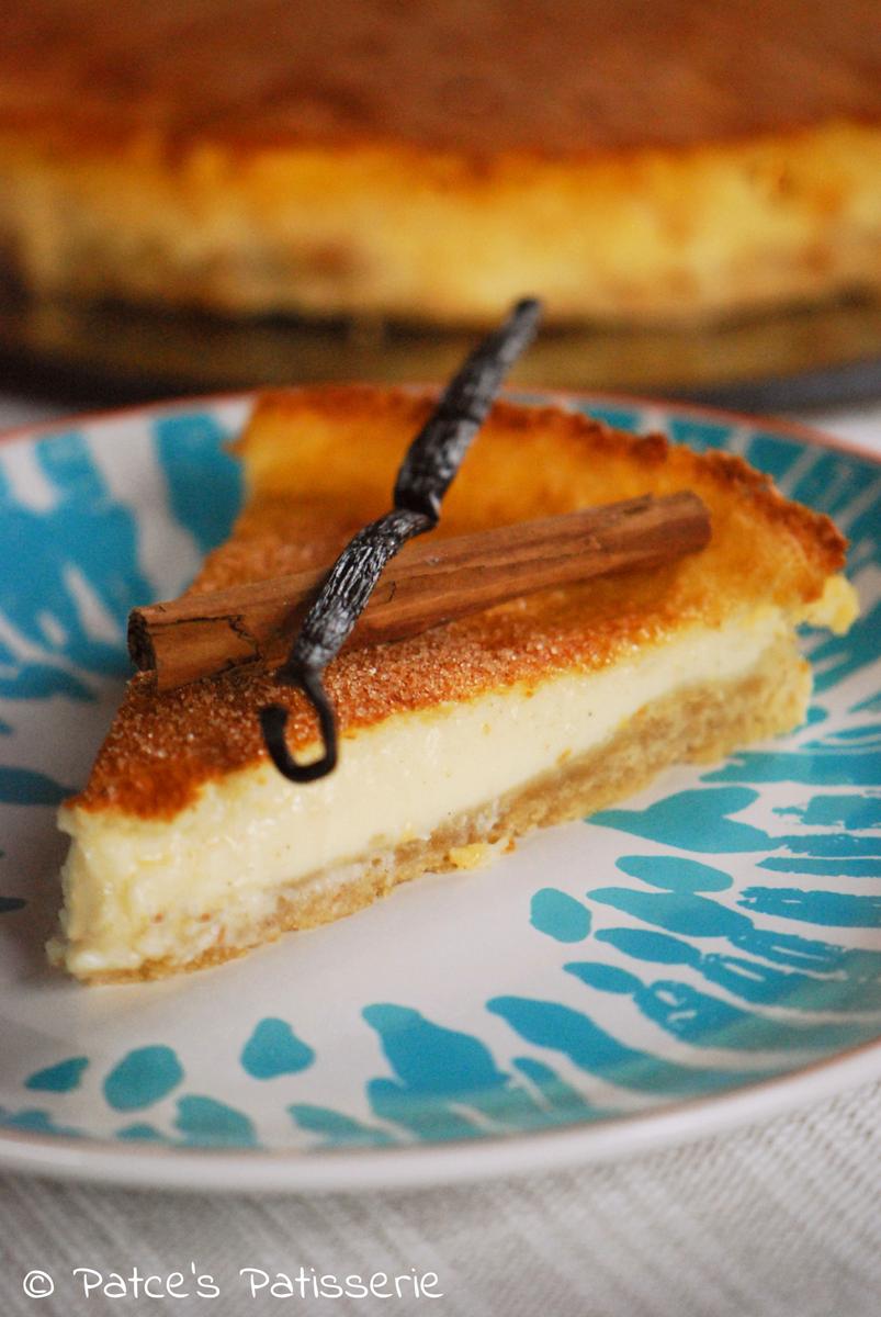 Rezeptbild: Südafrikanische Milch-Tarte mit Kokosmilch