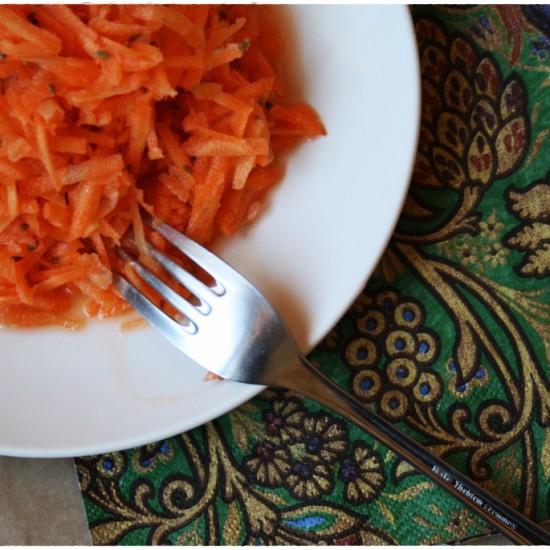 Rezeptbild: Karottensalat mit Anis und Zitrone