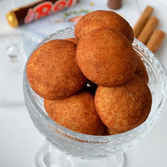 Rezeptbild: Snickerdoodles mit Rollo-Füllung