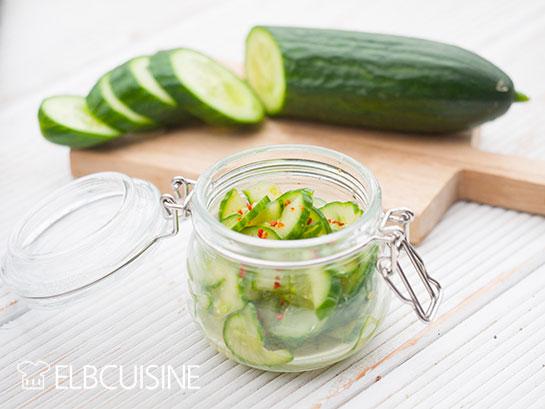 Rezeptbild: Schnelles Gurken-Kimchi nach Johann Lafer