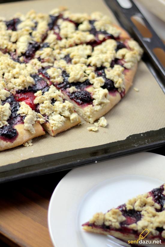 Rezeptbild: Beeren Pizza