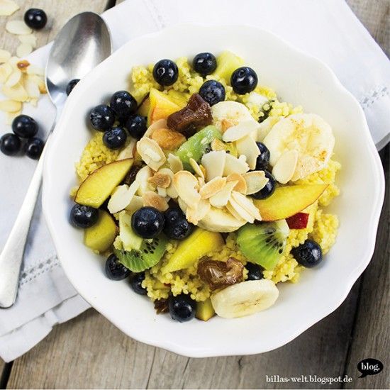 Rezeptbild: Hirsebrei mit Obst