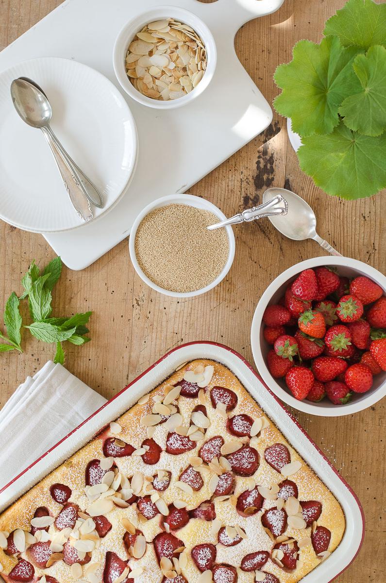 Rezeptbild: Amaranth-Auflauf mit köstlichen Erdbeeren