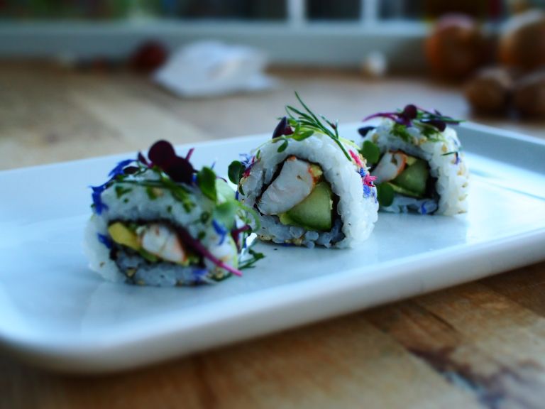 Rezeptbild: URAMAKI-SUSHI