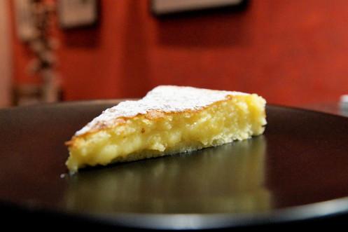 Rezeptbild: Weisse Schokotarte mit Ingwer
