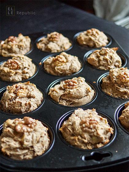 Rezeptbild: Bananen Muffins (vegan und glutenfrei)