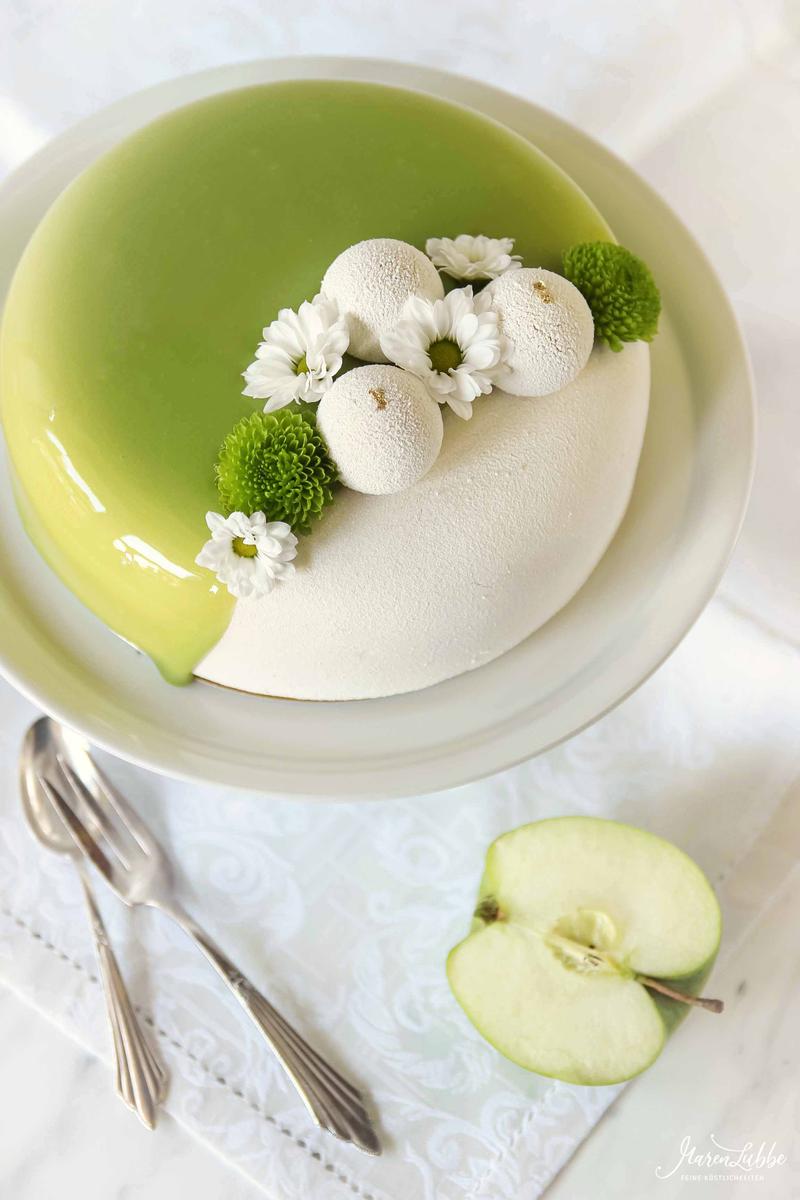 Rezeptbild: Green Apple – Apfelmousse Torte
