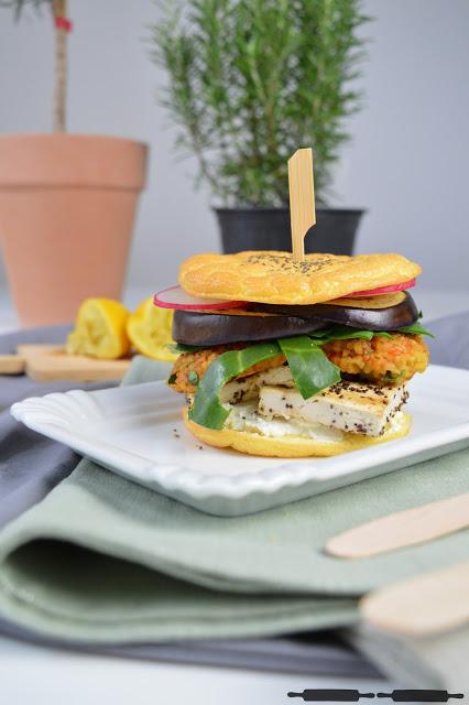 Rezeptbild: Oopsies mit Bulgurpatties