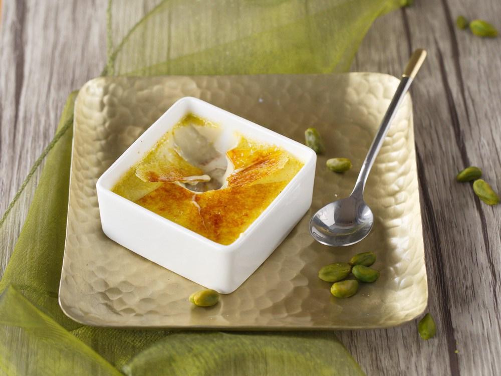 Rezeptbild: Pistazien-Crème Brûlée