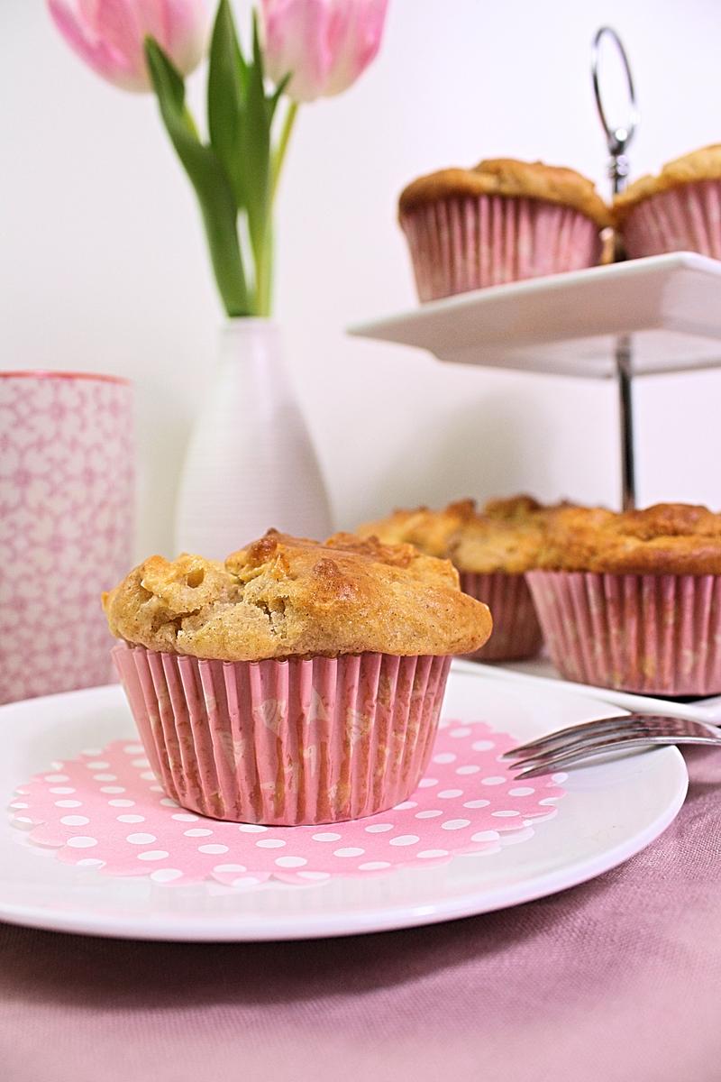 Rezeptbild: Käsekuchen Apfel Muffins