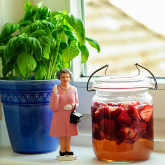 Rezeptbild: Erdbeeressig