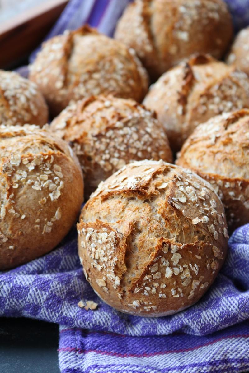 Rezeptbild: Haferle - Frühstücksbrötchen mit Haferkleie