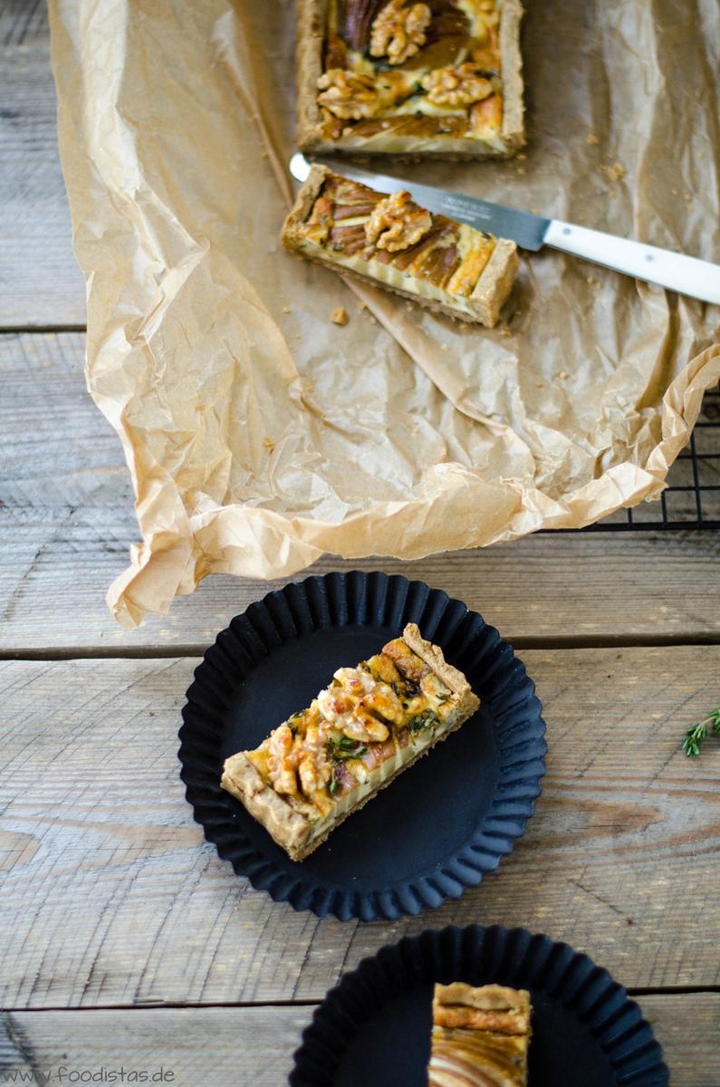 Rezeptbild: Birnen Gorgonzola Tarte