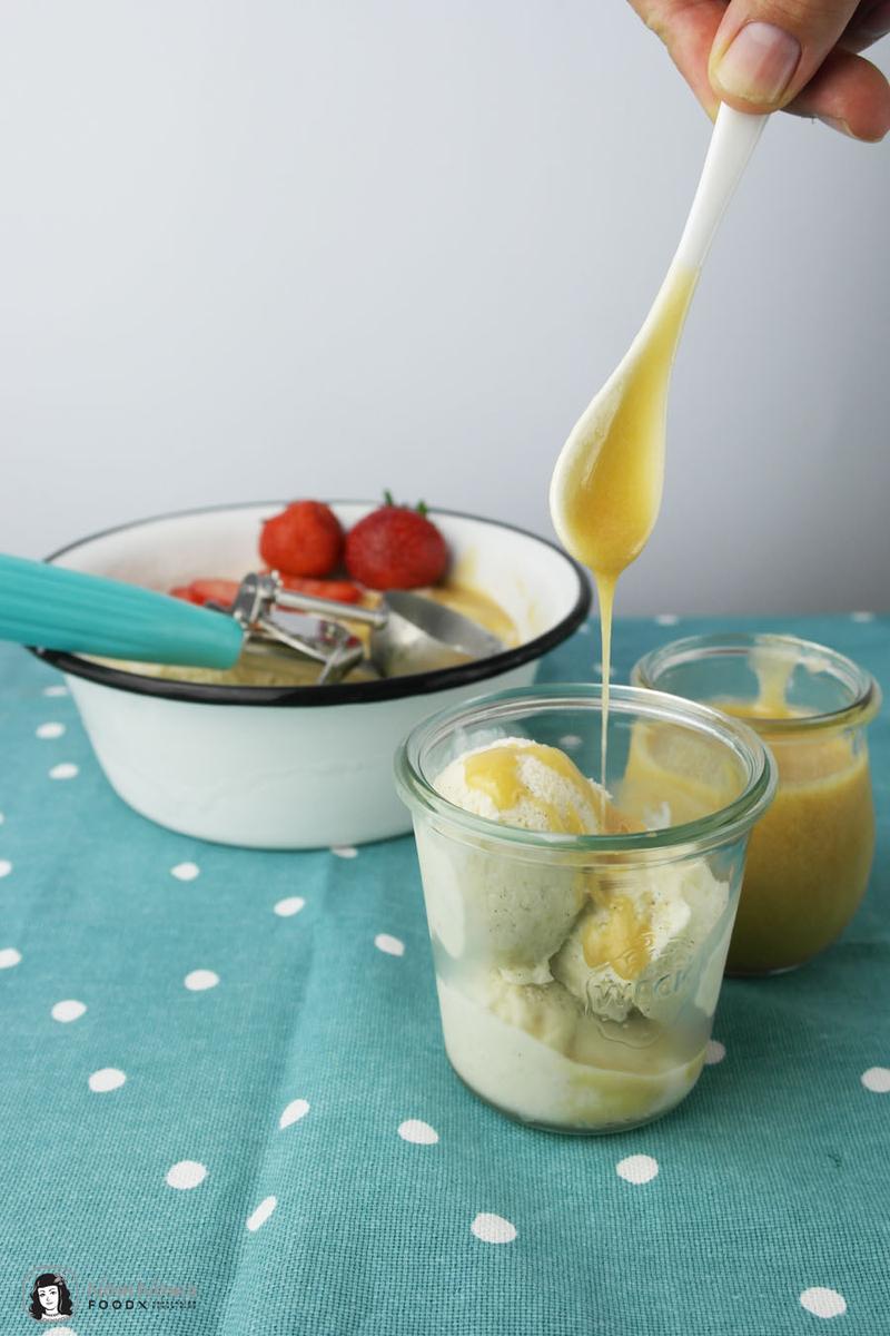Rezeptbild: Salz-Karamell Eis