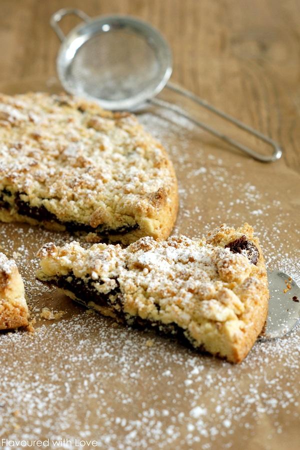 Rezeptbild: Nutella Streuselkuchen