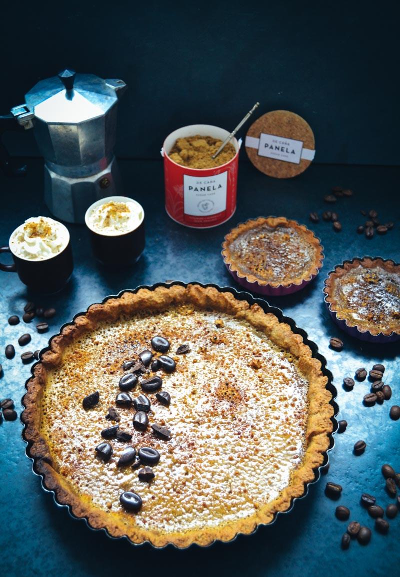 Rezeptbild: Creme-Brulee-Tarte mit Cafe und Panela