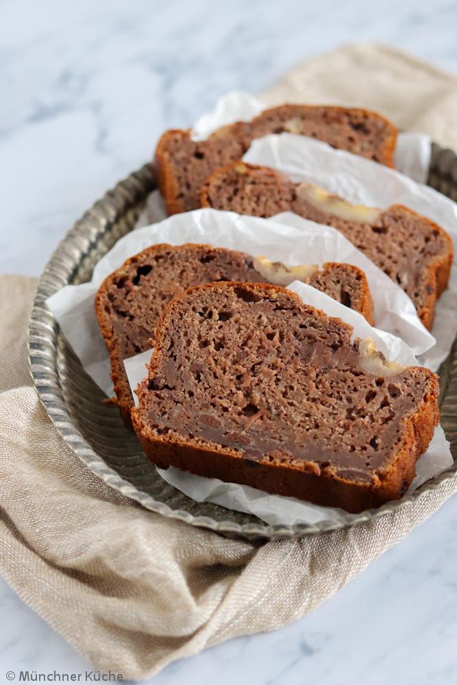 Rezeptbild: Schokoladen Bananen Brot
